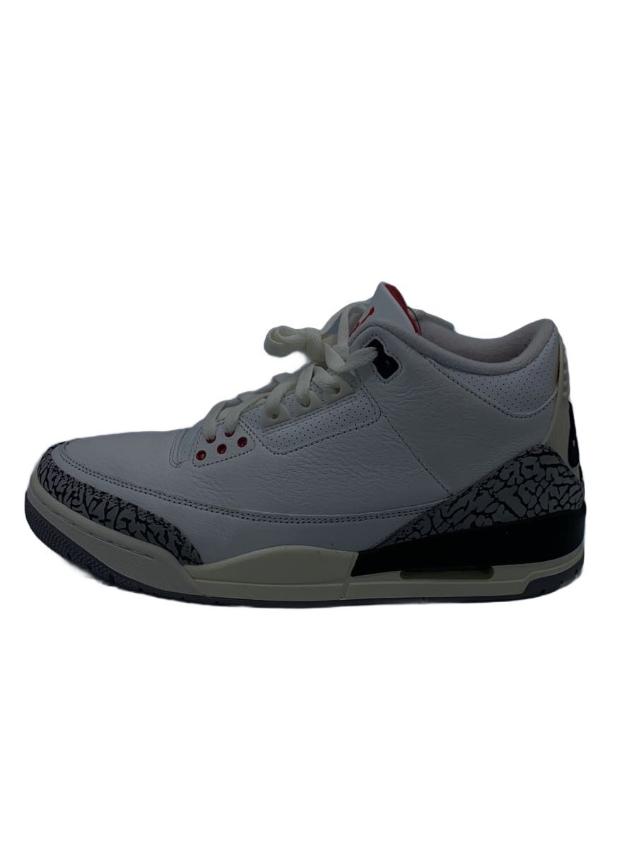 乐天商城 - 【中古】NIKE◆AIR JORDAN 3 RETRO_エアジョーダン 3 レトロ/28.5cm/WHT//【シューズ】