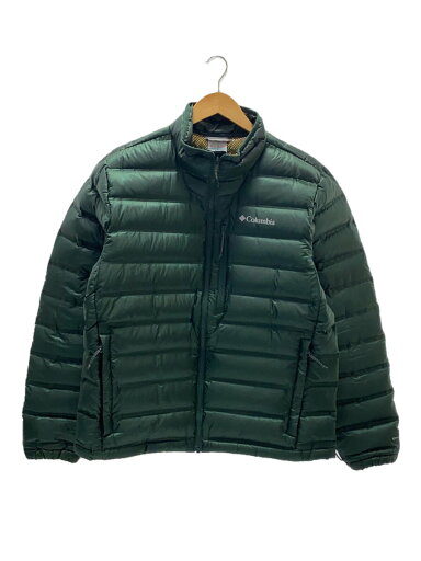 【中古】Columbia◆ダウンジャケット/L/ポリエステル/GRN/WE8287【メンズウェア】 【中古】Columbia◆ダウンジャケット/L/ポリエステル/GRN/WE8287【メンズウェア】