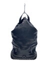 【中古】JIMMY CHOO◆スタースタッズ フィッツロイ/リュック/レザー/BLK/無地【バッグ】