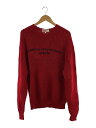 【中古】Supreme◆18AW/Cotton Sweater/M/コットン/RED【メンズウェア】