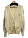 【中古】BURBERRYS◆カーディガン(厚手)/44/ウール/CRM【メンズウェア】