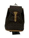 【中古】LOUIS VUITTON◆モンスリ_モノグラム・キャンバス_BRW/PVC/BRW【バッグ】