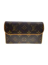 【中古】LOUIS VUITTON◆ポシェット・フロランティーヌ_モノグラム・キャンバス_BRW/PVC/BRW【バッグ】
