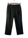 【中古】THE BOLDMAN/2tuck Peachskin Slacks/ボトム/M/GRY/TBIPS244001【メンズウェア】