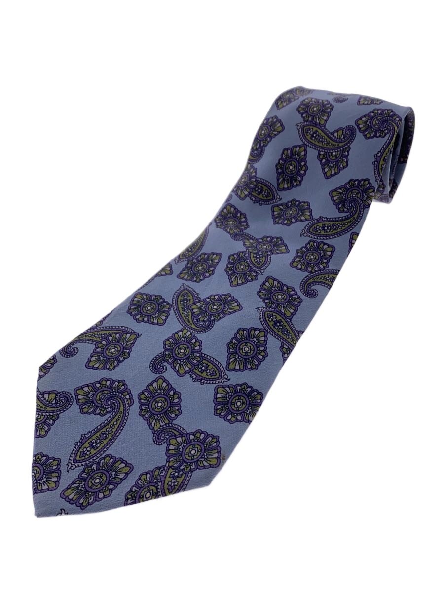 【中古】Christian Dior◆ネクタイ/シルク/BLU/総柄/メンズ【服飾雑貨他】