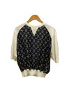 【中古】LOUIS VUITTON◆ノーティカルモノグラムニット・セーター(薄手)/S/ウール/NVY/総柄/RW242WW LUG FRKS1【レディースウェ...