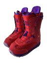 【中古】BURTON◆スノーボードブーツ/25cm/--/RED/EMERALD-ASIAN FIT【スポーツ】