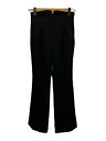 【中古】mame kurogouchi◆ボトム/2/ウール/BLK/mm23fw-pt011/23FW【レディースウェア】