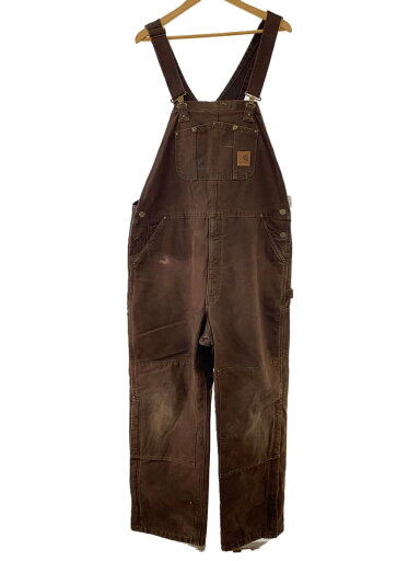 【中古】Carhartt◆オーバーオール/40×32/コットン/BRW【メンズウェア】 【中古】Carhartt◆オーバーオール/40×32/コットン/BRW【メンズウェア】