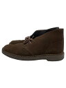 【中古】Clarks◆DESERT BOOT/チャッカブーツ/US10/BRW/スウェード//【シューズ】