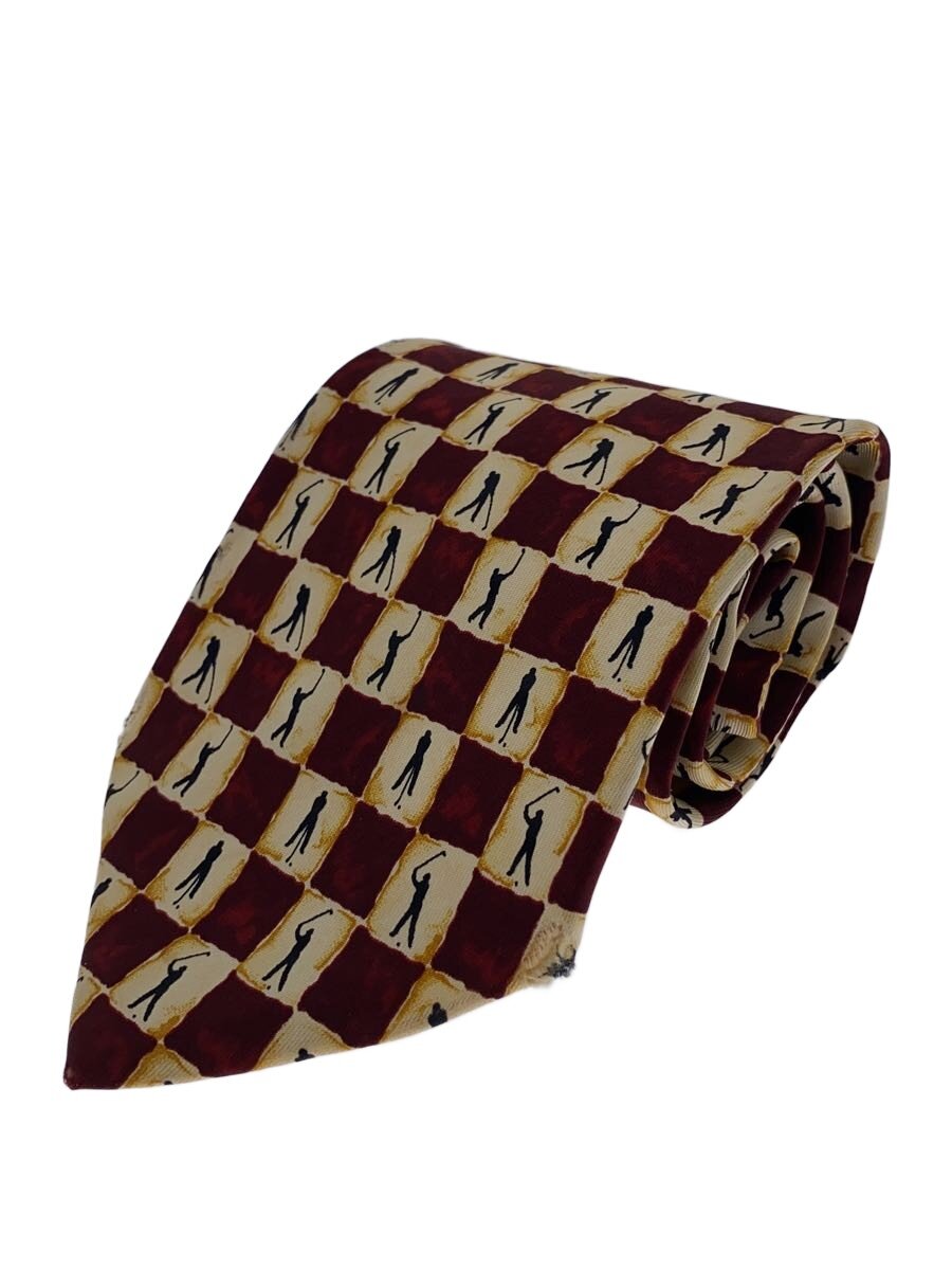 DUNHILL - 【中古】dunhill◆ネクタイ/シルク/BRD/総柄/メンズ【服飾雑貨他】