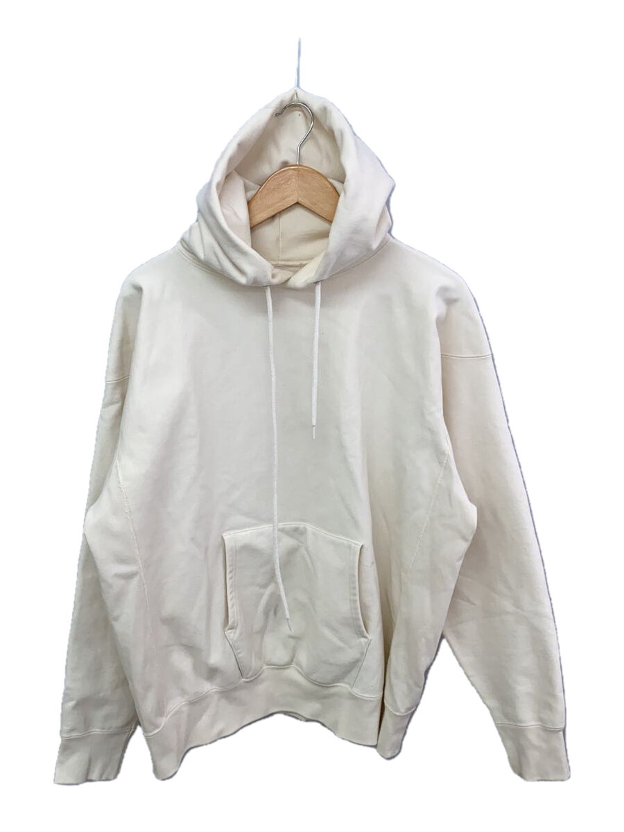 【中古】KAPTAIN SUNSHINE◆Strech Sweat Hoody/パーカー/38/コットン/IVO/無地/KS20FCS05//【メンズウェア】