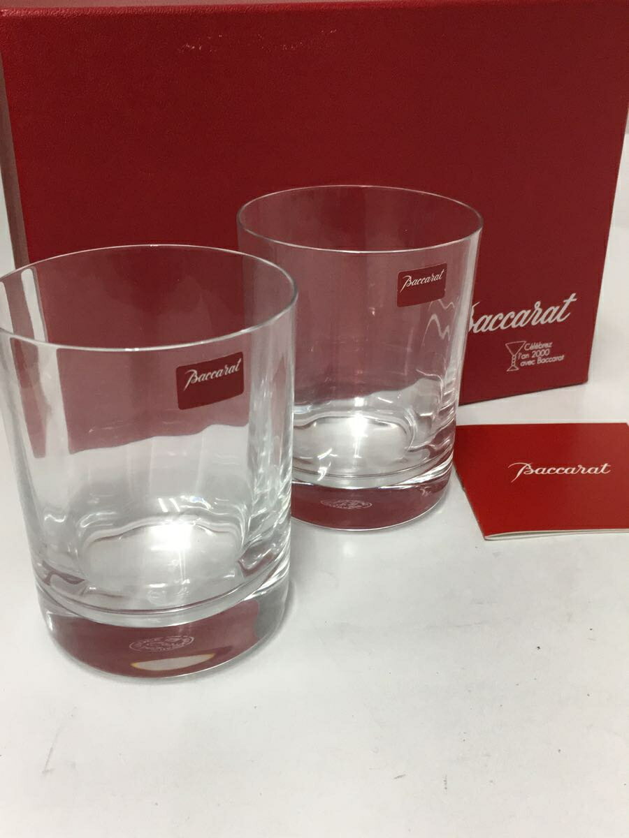 【中古】Baccarat◆グラス/2点セット/C