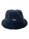 【中古】NEW ERA◆バケットハット/M/ポリエステル/BLK/無地/メンズ/14307431【服飾雑貨他】