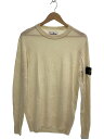 【中古】STONE ISLAND◆STONE ISLAND/ニット・セーター(薄手)/L/ウール/CRM/7715510C4【メンズウェア】