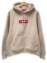 【中古】Supreme◆24FW/Box Logo Hooded Sweatshirt/L/ベージュ/ボックスロゴパーカー【メンズウェア】(4)