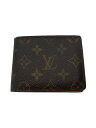 【中古】LOUIS VUITTON◆ポルト・ビエ・9カルト・クレディ_モノグラム・キャンバス/PVC/BRW/メンズ【服飾雑貨他】(4)