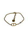 【中古】Christian Dior◆PETIT CD/ブレスレット/パール/ゴールド/レディース【服飾雑貨他】