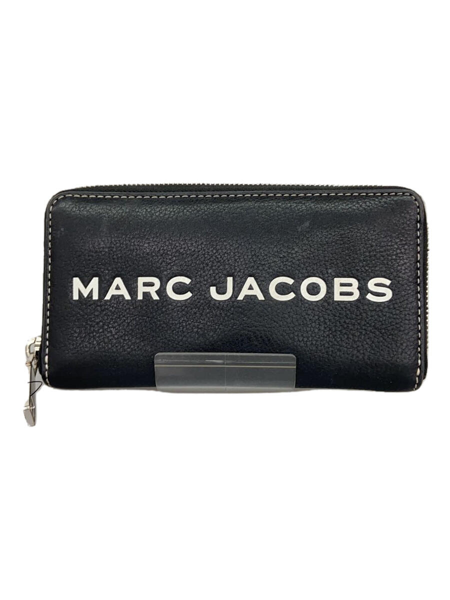 【中古】MARC JACOBS◆長財布/レザー/BLK/レディース【服飾雑貨他】