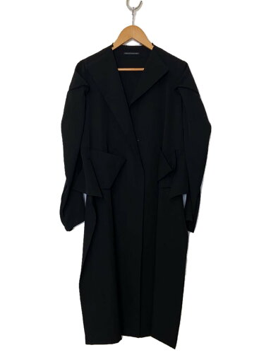 【中古】YOHJI YAMAMOTO◆ジャケット/1/ウール/BLK/無地/fv-j06-100/FEMME/18AW/ギャバ//【レディースウェア】 【中古】YOHJI YAMAMOTO◆ジャケット/1/ウール/BLK/無地/fv-j06-100/FEMME/18AW/ギャバ//【レディースウェア】