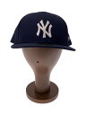 【中古】NEW ERA◆キャップ/7 7/8/コットン/NVY/無地/メンズ/13554936/ヤンキース【服飾雑貨他】(4)