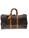 【中古】LOUIS VUITTON◆キーポル45_モノグラム・キャンバス_BRW/PVC/BRW【バッグ】