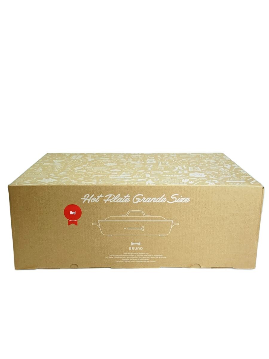 【中古】BRUNO◆ホットプレート BOE026-RD【家電・ビジュアル・オーディオ】