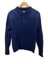 【中古】L.L.Bean◆ニット・セーター(厚手)/M/ウール/NVY【メンズウェア】