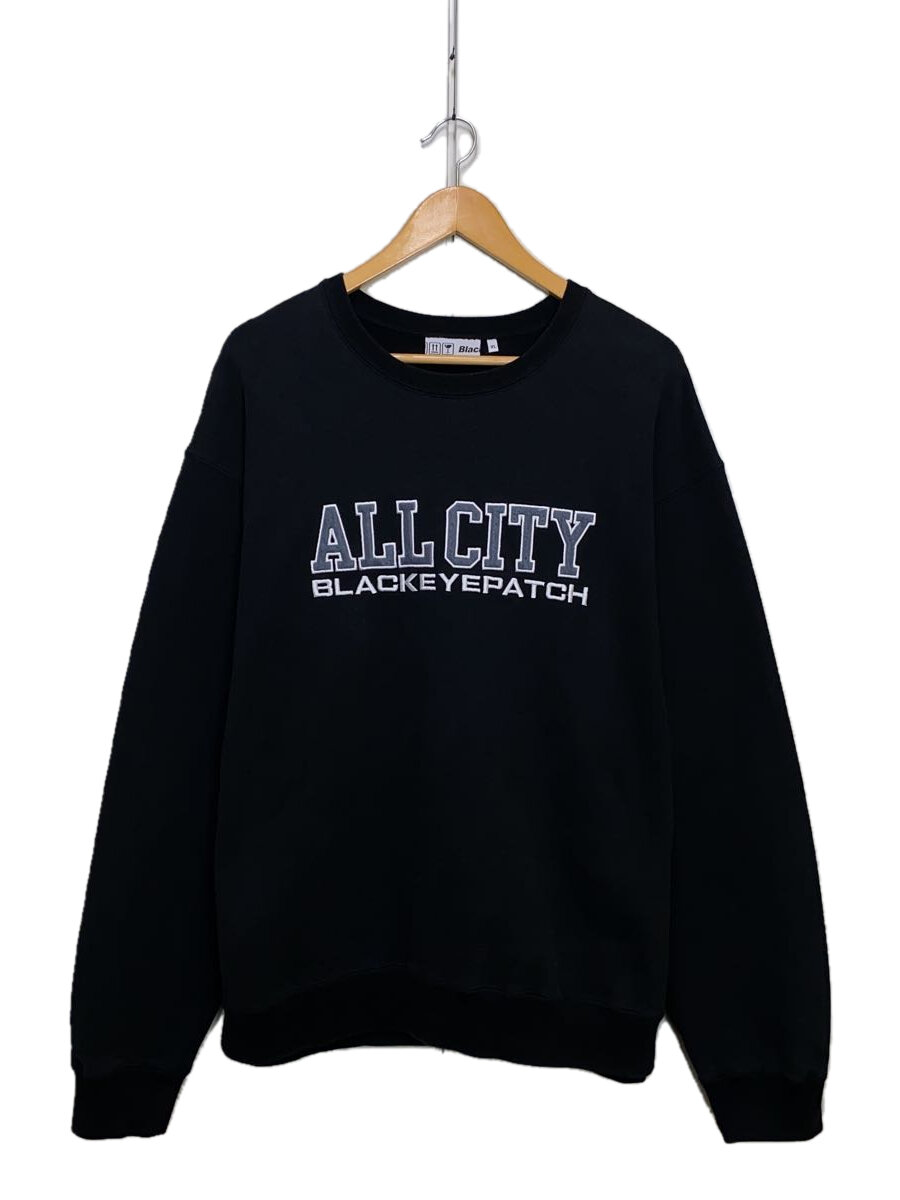 【中古】THE BLACK EYE PATCH◆スウェット/XL/コットン/ブラック【メンズウェア】