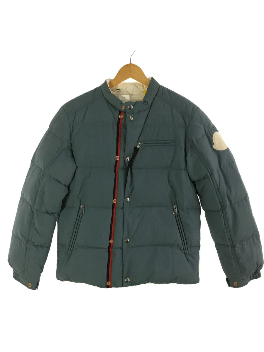 【中古】MONCLER◆ダウンジャケット/1/ナイロン/BLU/G10921A53800 54AX4【メンズウェア】