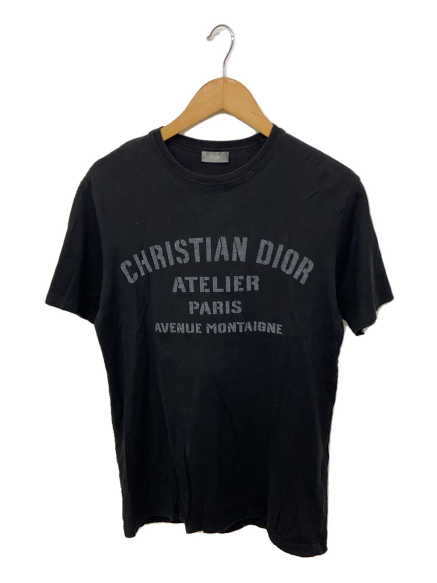 【中古】Dior HOMME◆21SS/ATELIERプリントTシャツ/XS/コットン/BLK/043J615A0589【メンズウェア】