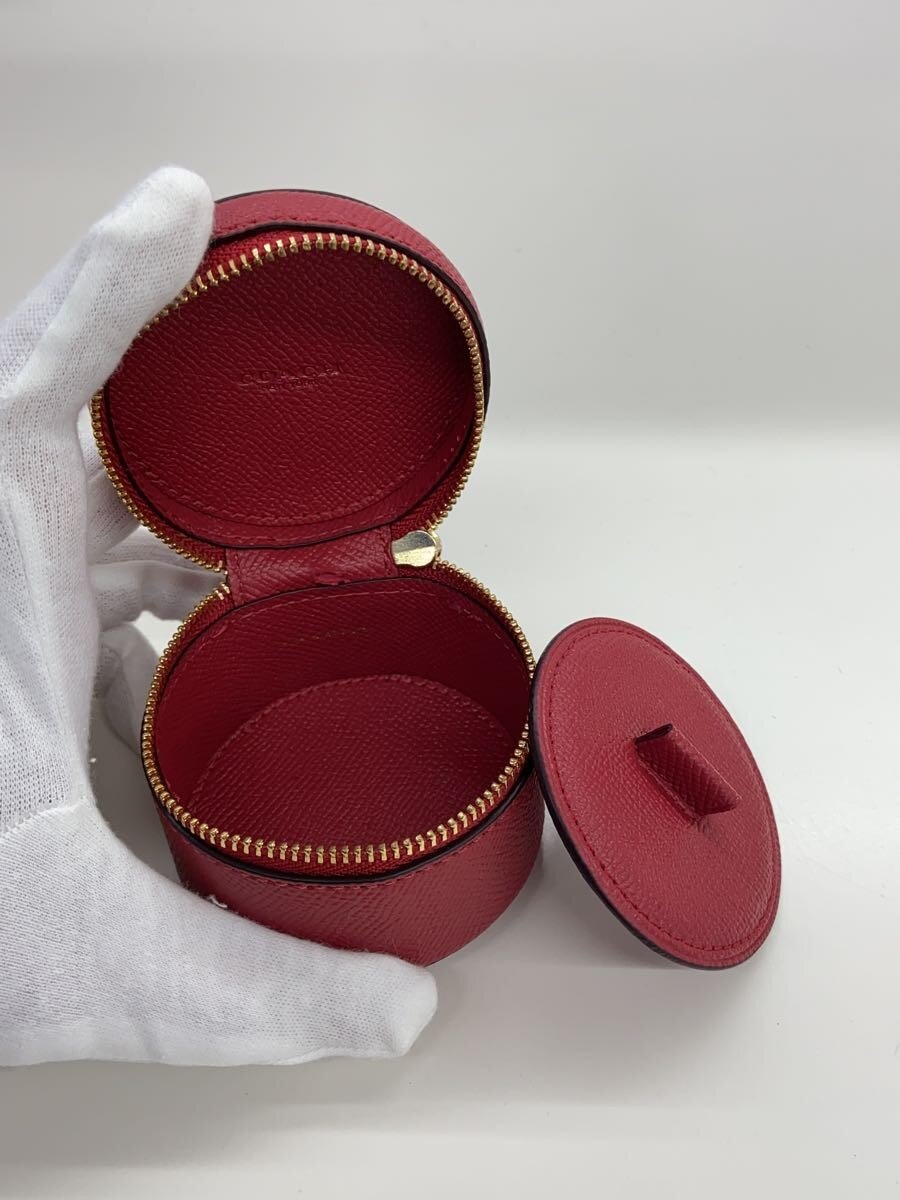【中古】COACH◆インテリア雑貨/ジュエリーボックス/2020/ネズミ/RED/89711GIMDN8//【インテリア小物・日用雑貨】 [3]
