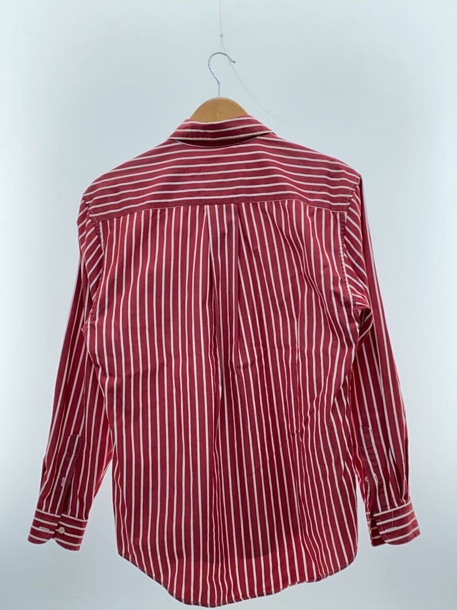 【中古】BROOKS BROTHERS◆長袖シャツ/4/コットン/RED/ストライプ【メンズウェア】
