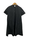 【中古】ASPESI◆シャツワンピース/40/コットン/BLK【レディースウェア】(4)