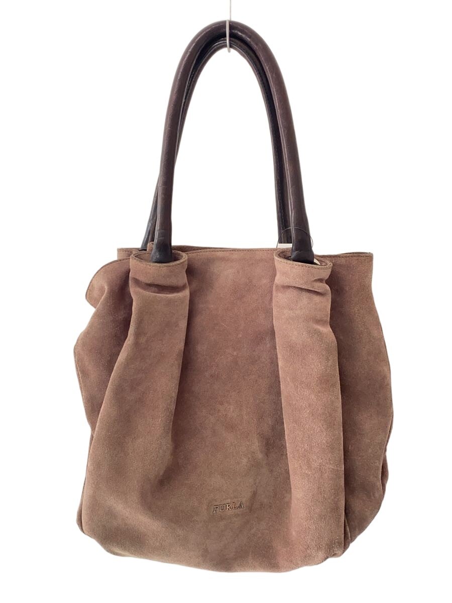 FURLA ハンドバッグ ダークブラウン レザー スエード 楽天市場】スエード（ブランドフルラ）（バッグ｜バッグ・小物