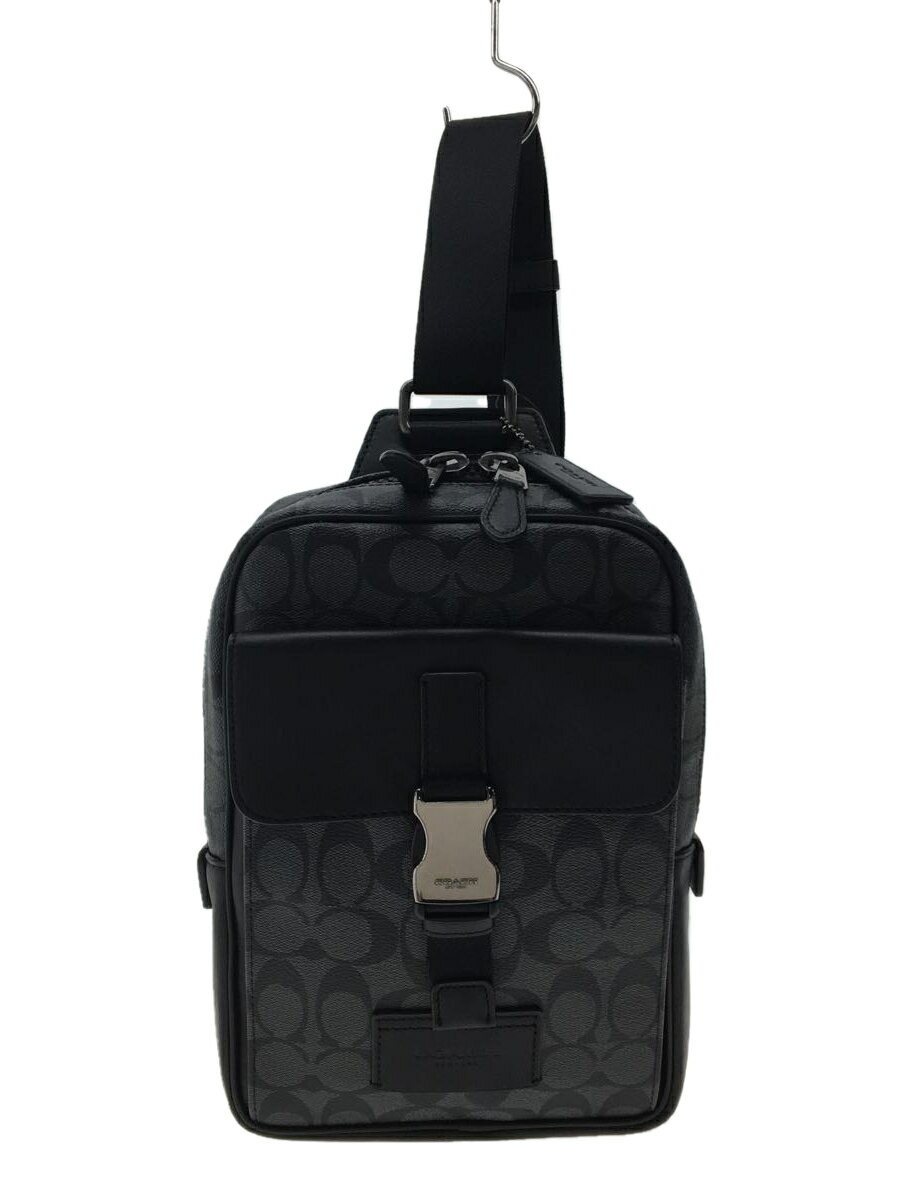 【中古】COACH◆ショルダーバッグ/--/BLK/総柄/C2711【バッグ】