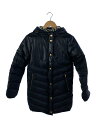 【中古】LOUIS VUITTON◆2WAYレザー切替ダウンコート/34/ナイロン/ブラック/RW132W F4CO13P9Y//【レディースウェア】(4)