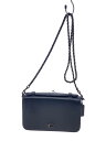 【中古】COACH◆ショルダーバッグ/レザー/BLK/CH802【バッグ】