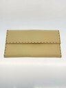 【中古】FENDI◆長財布/レザー/CRM/レディース【服飾雑貨他】