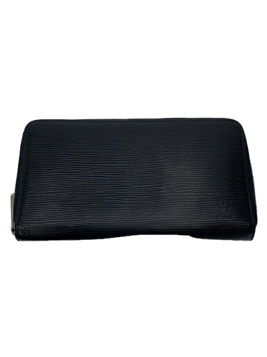 【中古】LOUIS VUITTON◆ジッピー・ウォレット_エピ_BLK/レザー/BLK/メンズ【服飾雑貨他】 【中古】LOUIS VUITTON◆ジッピー・ウォレット_エピ_BLK/レザー/BLK/メンズ【服飾雑貨他】