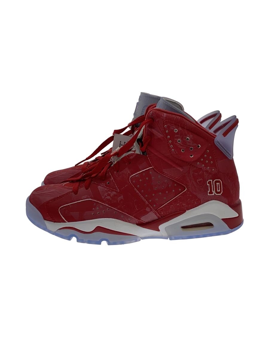 NIKE◆AIR JORDAN 6 RETRO X SLAM DUNK/エアジョーダンレトロ/レッド/717302-600/