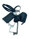 【中古】Spick&Span◆ショルダーバッグ/フェイクレザー/BLK/コインケース/カードケース/ミニポーチ【バッグ】