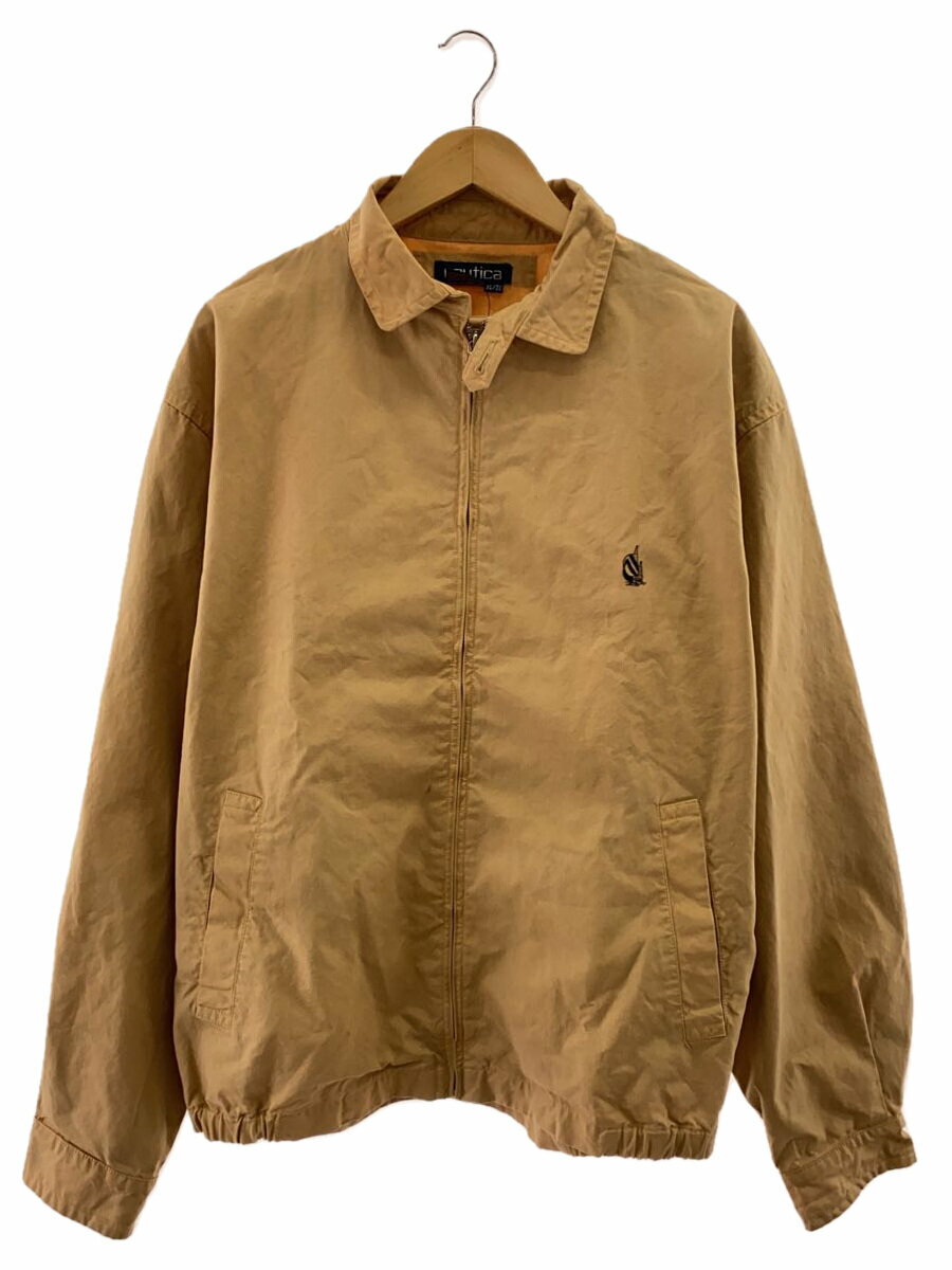 【中古】NAUTICA◆ジャケット/XL/コットン/BEG【メンズウェア】