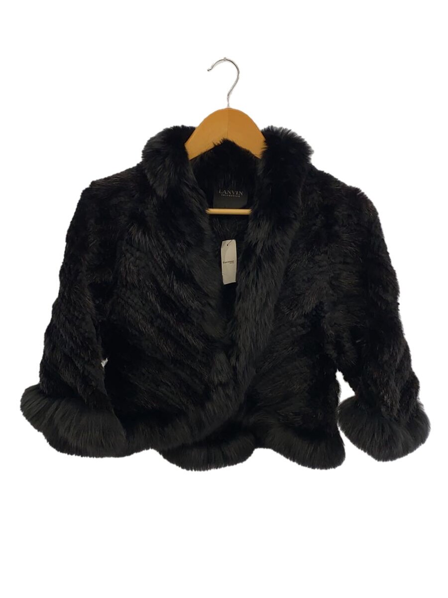 【中古】LANVIN◆トップス/38/ファー/BRW【レディースウェア】