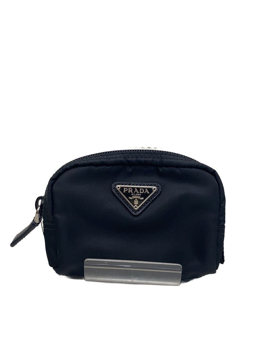 【中古】PRADA◆ポーチ/ナイロン/BLK/1NA339【バッグ】