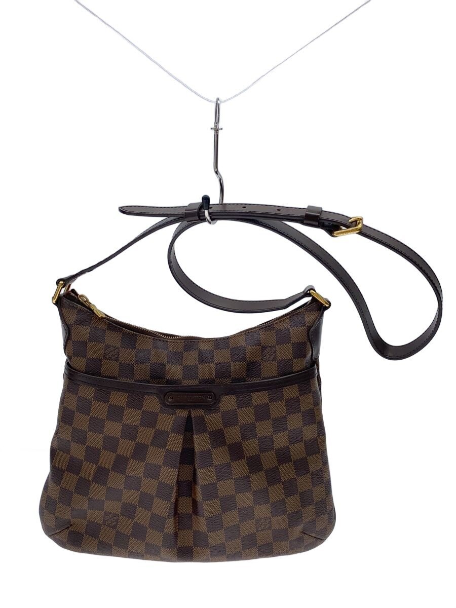 【中古】LOUIS VUITTON◆ブルームズベリPM_ダミエ・エベヌ/PVC/BRW【バッグ】