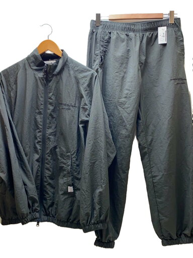 【中古】セットアップ/M/ナイロン/KHK/無地【メンズウェア】 【中古】セットアップ/M/ナイロン/KHK/無地【メンズウェア】