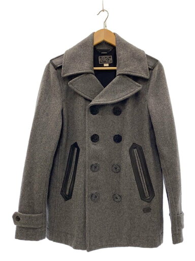 【中古】DIESEL◆コート/S/コットン/GRY/無地【レディースウェア】 【中古】DIESEL◆コート/S/コットン/GRY/無地【レディースウェア】