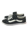 【中古】VANS◆キッズ靴/17cm/スニーカー/BLK【キッズ】