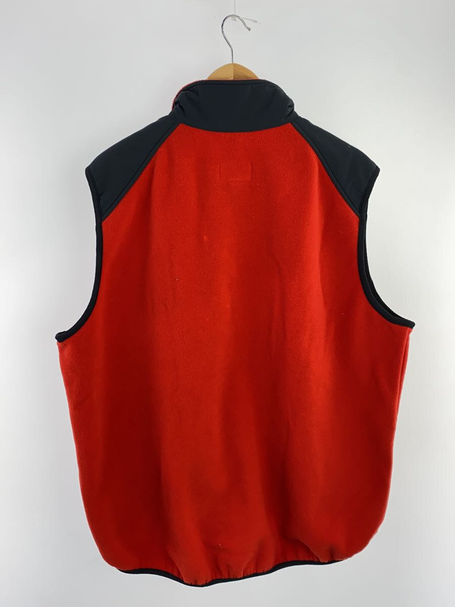 【中古】L.L.Bean◆フリースベスト/XL/ポリエステル/RED【メンズウェア】